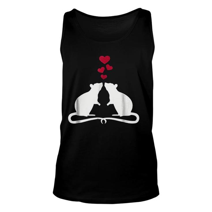 Rats In Love Unisex Tank Top