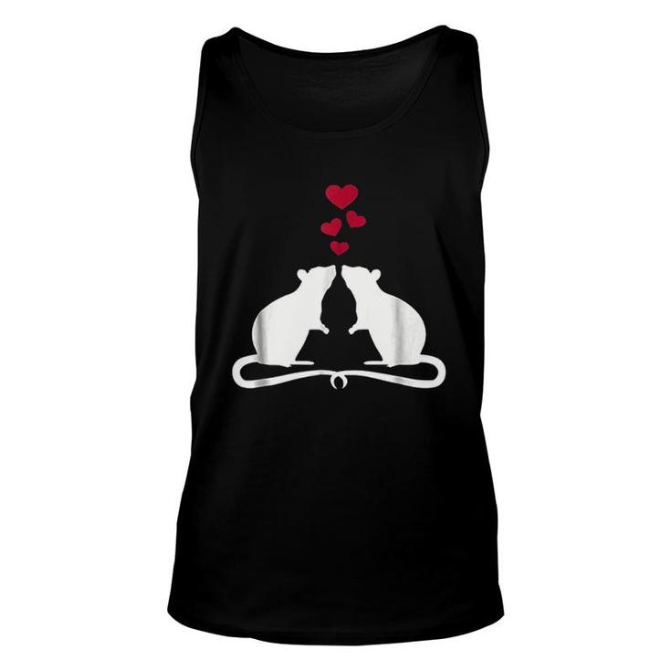 Rats In Love Unisex Tank Top