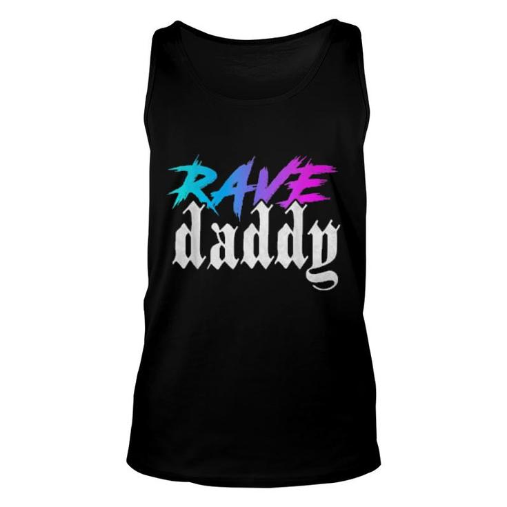 Rave Daddy Edm Music Festival Techno House Raver  Unisex Tank Top