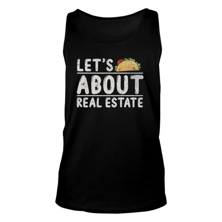 Realtor Real Estate Agent Mexican Tacos Real Estate Pullover Tank Top