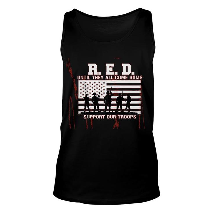 Red Friday  Remember Everyone Deployed Unisex Tank Top