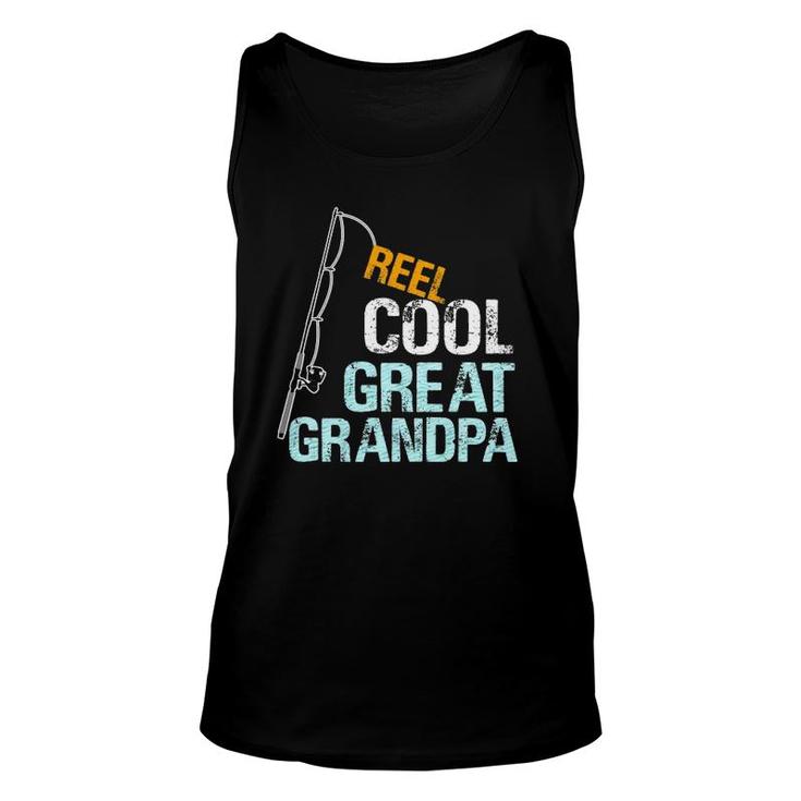 Mens Reel Cool Great Grandpa From Granddaughter Grandson Tank Top