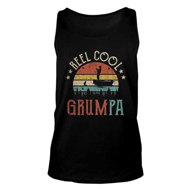 Reel Cool Grumpa Vintage For Grandpa Father Day Unisex Tank Top Reel Cool Grumpa Vintage For Grandpa Father Day Unisex Tank Top