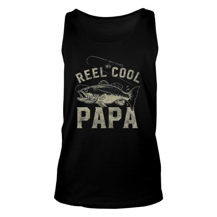 Reel Cool Papa Funny Father's Day Unisex Tank Top