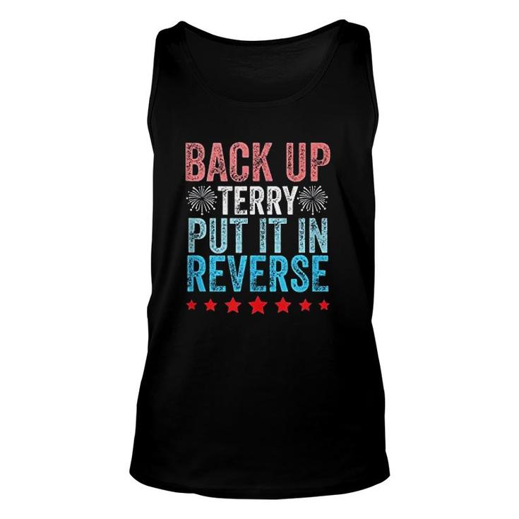 Retro Back Up Terry Back It Up Terry 4th Of July Fireworks Unisex Tank Top