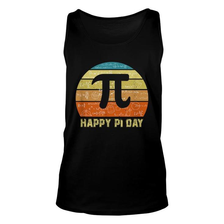 Retro Vintage Happy Pi Day Math Teacher Students Kids 314 Unisex Tank Top