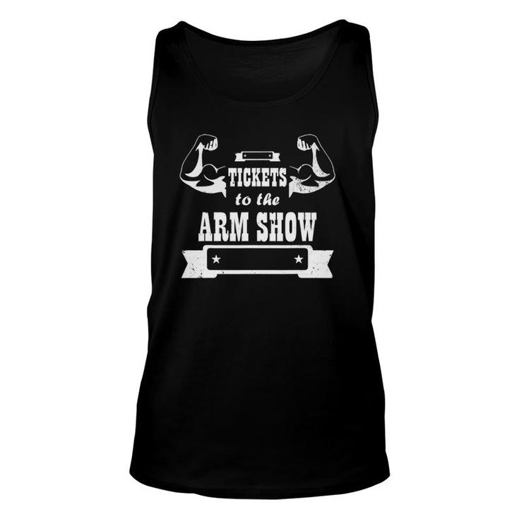Retro Weight Lifter Funny Muscle & Gym Lover Gift Unisex Tank Top