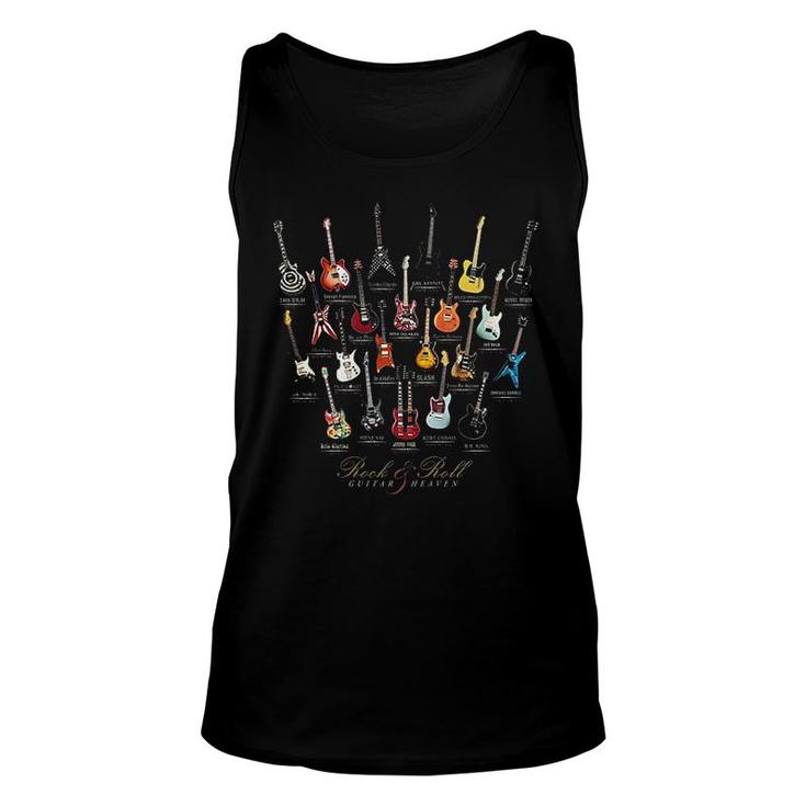 Rock And Roll Guitar Heaven Unisex Tank Top