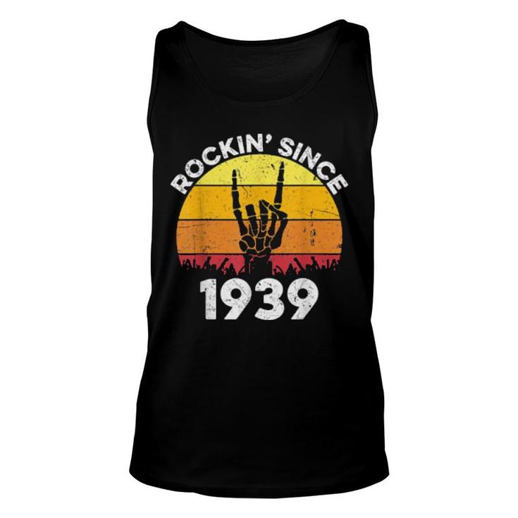 Rockin Seit 1939 82 Jahre Alt 82 Geburtstag Rock And Roll  Unisex Tank Top