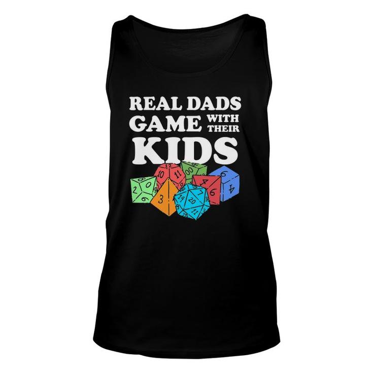 Role Playing Dad Gift Real Dads Game With Their Kids Unisex Tank Top