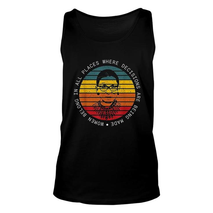 Ruth Bader Ginsberg Fight For The Things You Care About Unisex Tank Top