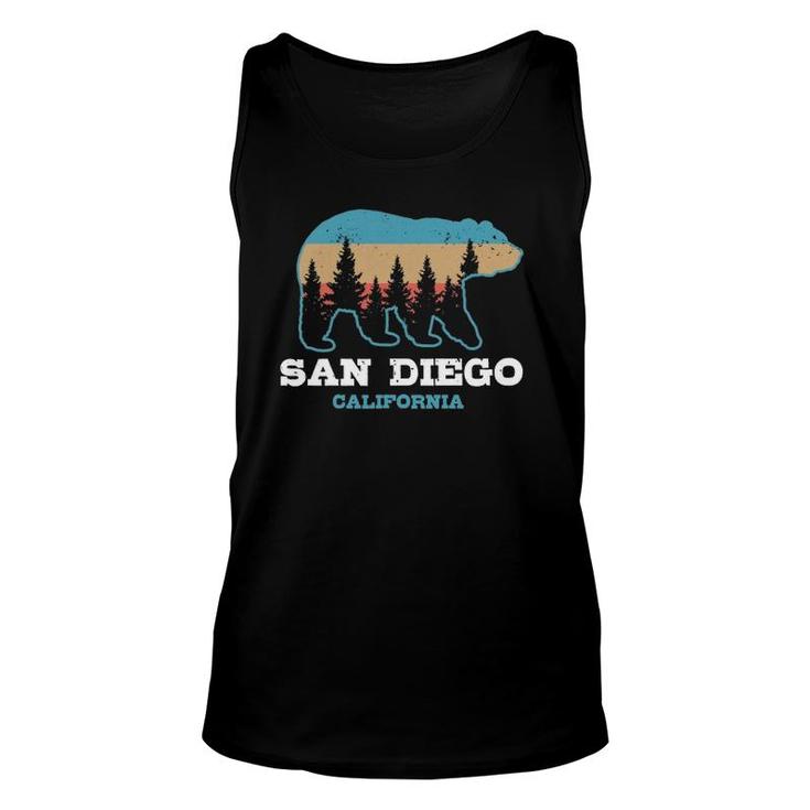 San Diego California Grizzly Bear Nature Vintage Souvenir Tank Top San Diego California Grizzly Bear Nature Vintage Souvenir Tank Top