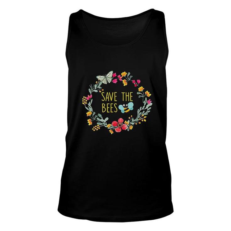 Save The Bees Nature Lovers Gift Unisex Tank Top
