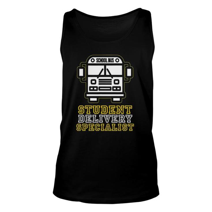 School Bus Driver Student Delivery Specialist Gift Unisex Tank Top