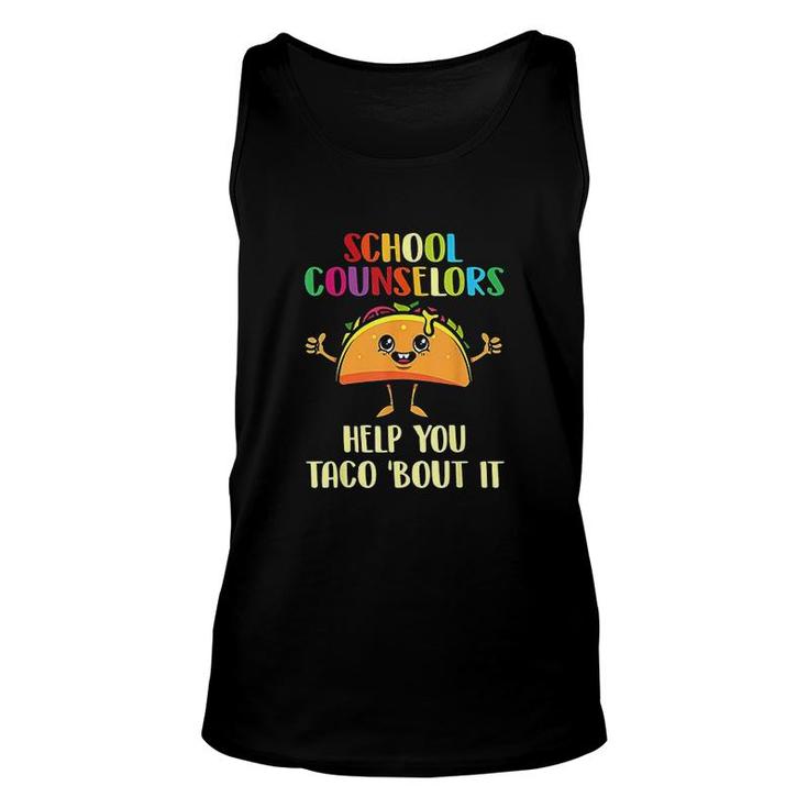 School Counselors Help You Unisex Tank Top