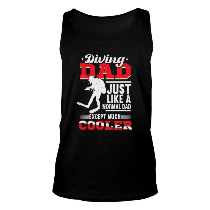 Scuba Diving Dad Father's Day Gift Diver Scuba Diving Unisex Tank Top