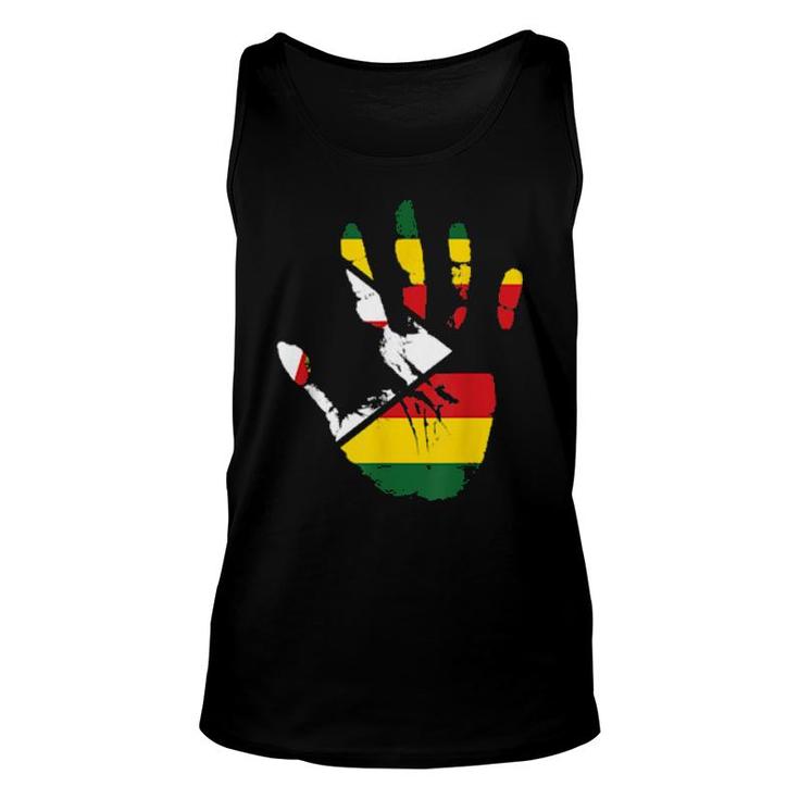 Simbabwflagge Wurzeln Aus Simbabwe  Unisex Tank Top