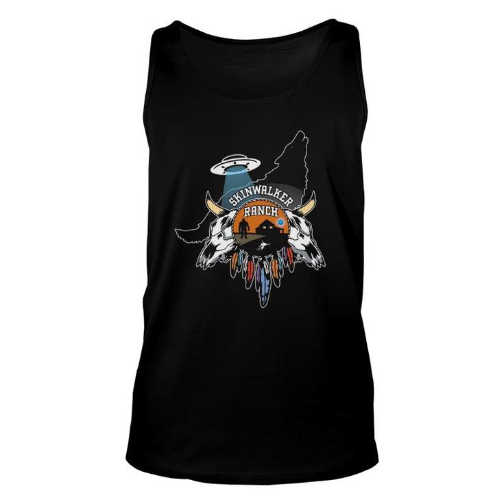 Skinwalker Ranch Site For Paranormal Ufo And Yeti Activity Unisex Tank Top