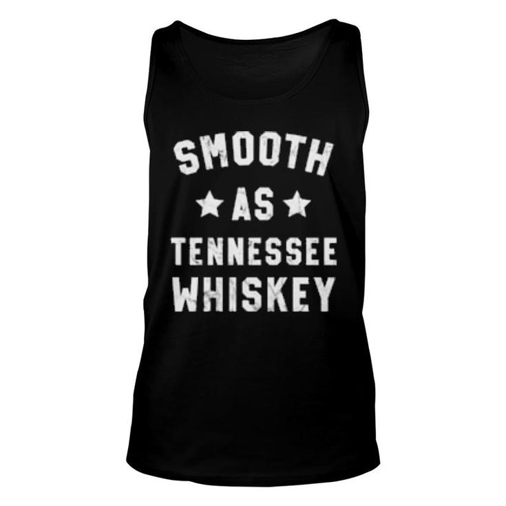Smooth As Tennessee Whiskey Vintage Drinking  Unisex Tank Top