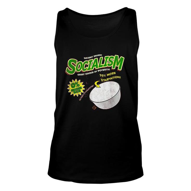 Socialism Cereal Box Funny T-Shirt | Great Source Of Poverty