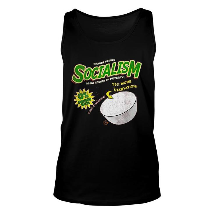 Socialism Cereal Great Source Of Poverty Unisex Tank Top