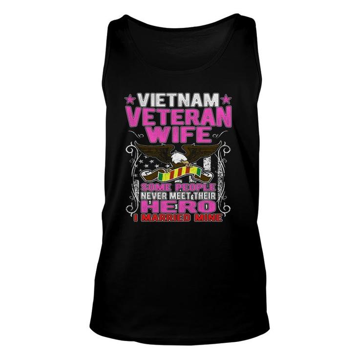 Some People Never Meet Their Hero Vietnam Veteran Wife Unisex Tank Top