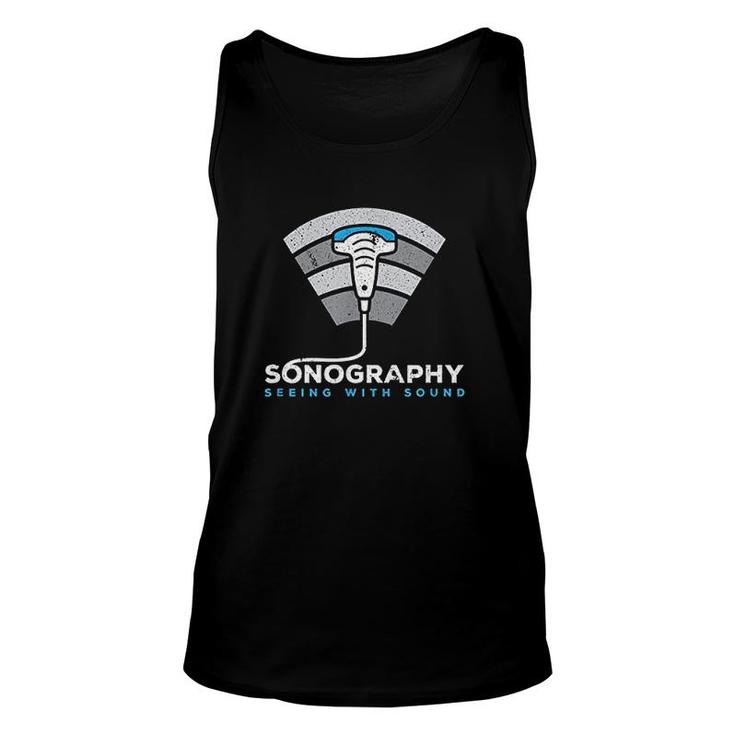 Sonography Seeing With Sound Unisex Tank Top