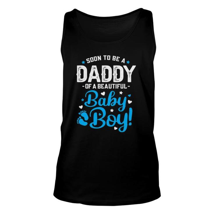 Mens Soon To Be A Daddy Of A Baby Boy New Dad Expecting Father Tank Top