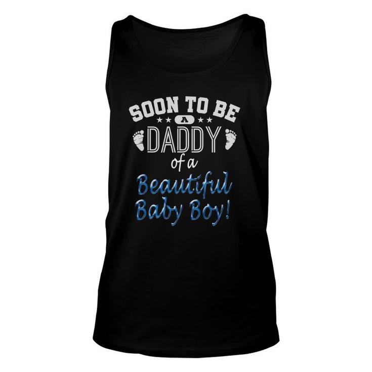 Soon To Be A Daddy Baby Boy Expecting Father Gift Unisex Tank Top