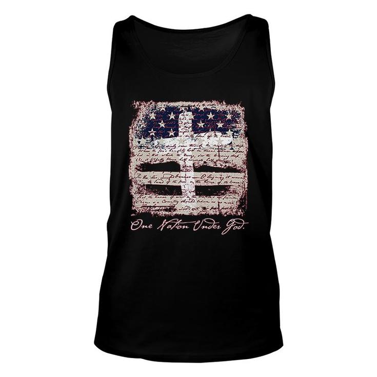 Southern Couture Sc Classic One Nation Under God Unisex Tank Top