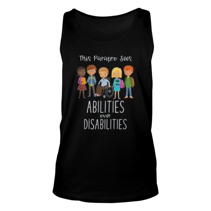 Special Education Paraprofessional  Abilities Gift Unisex Tank Top