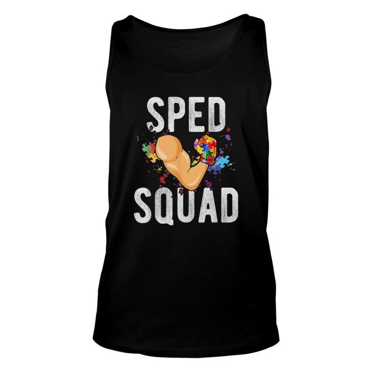 Sped Special Education Squad Unisex Tank Top