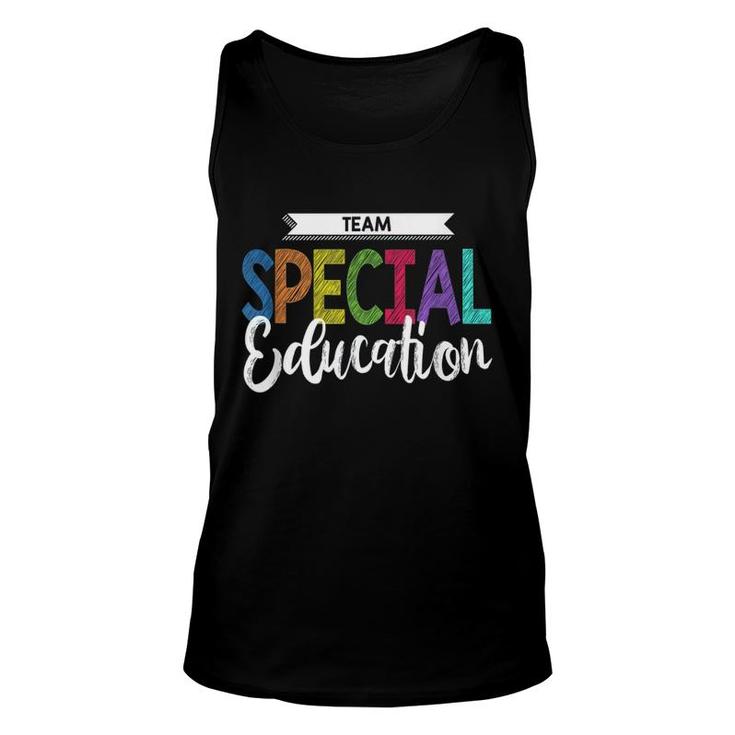 Sped Special Education Team Unisex Tank Top