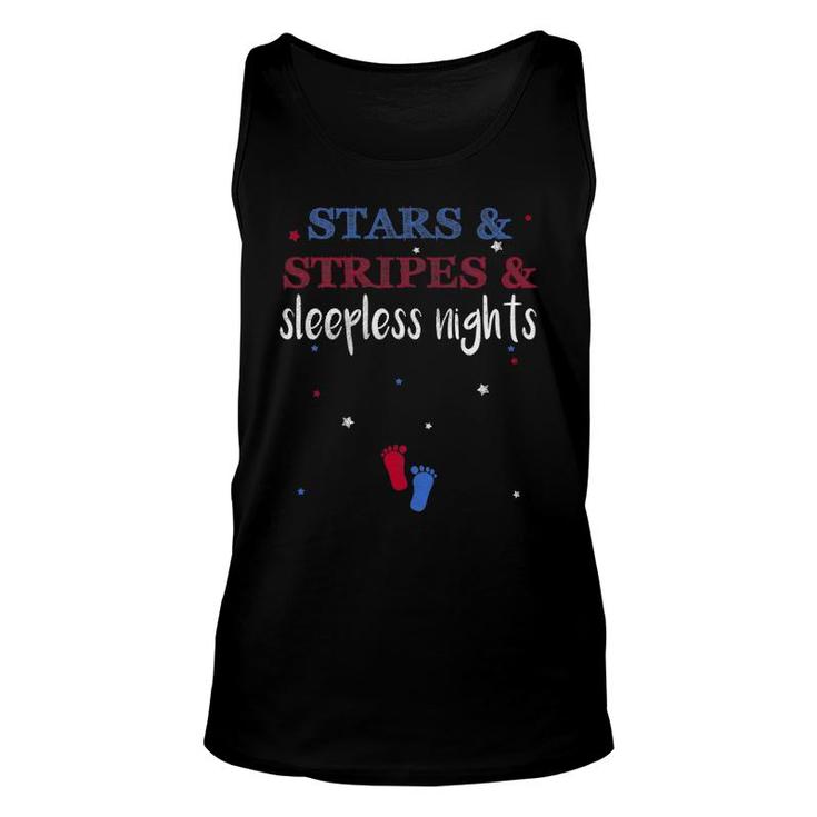 Stars And Stripes And Sleepless Nights  July 4Th Of July Unisex Tank Top