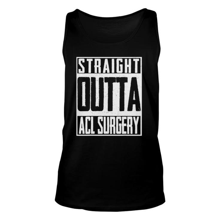 Straight Outta Acl Surgery Nurse Hospital Doctor Unisex Tank Top