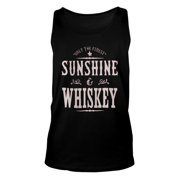 Sunshine And Whiskey Unisex Tank Top