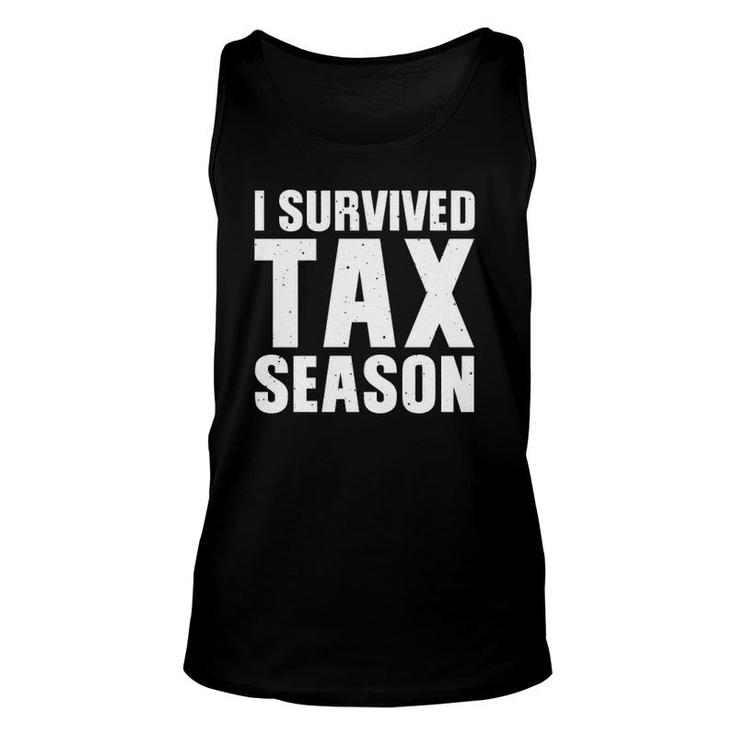 I Survived Tax Season Accounting Accountant Men Women Pullover Tank Top