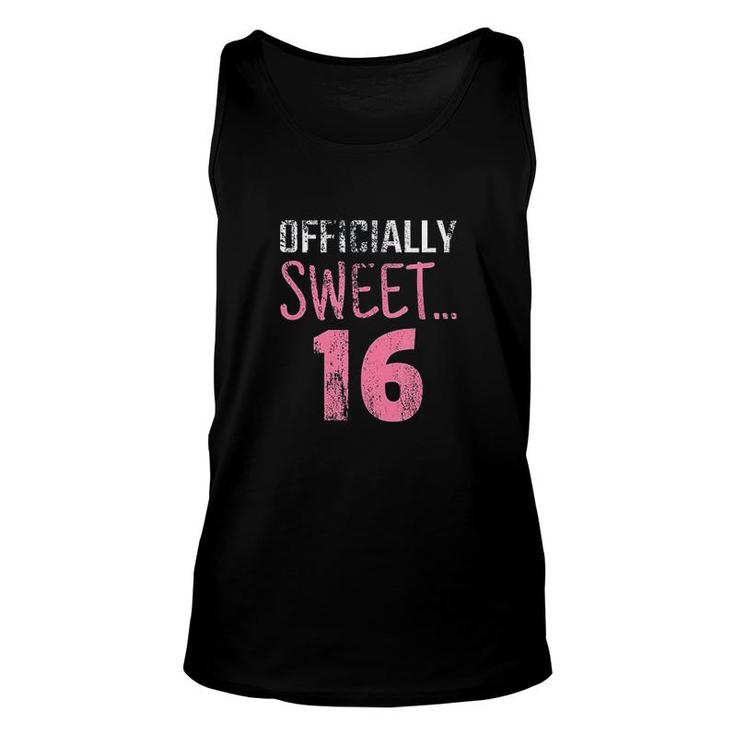 Sweet 16 Gift 16th Birthday Present 16 Year Old Unisex Tank Top