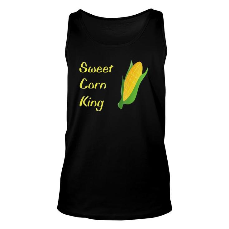 Sweet Corn King Foodie Gift Unisex Tank Top