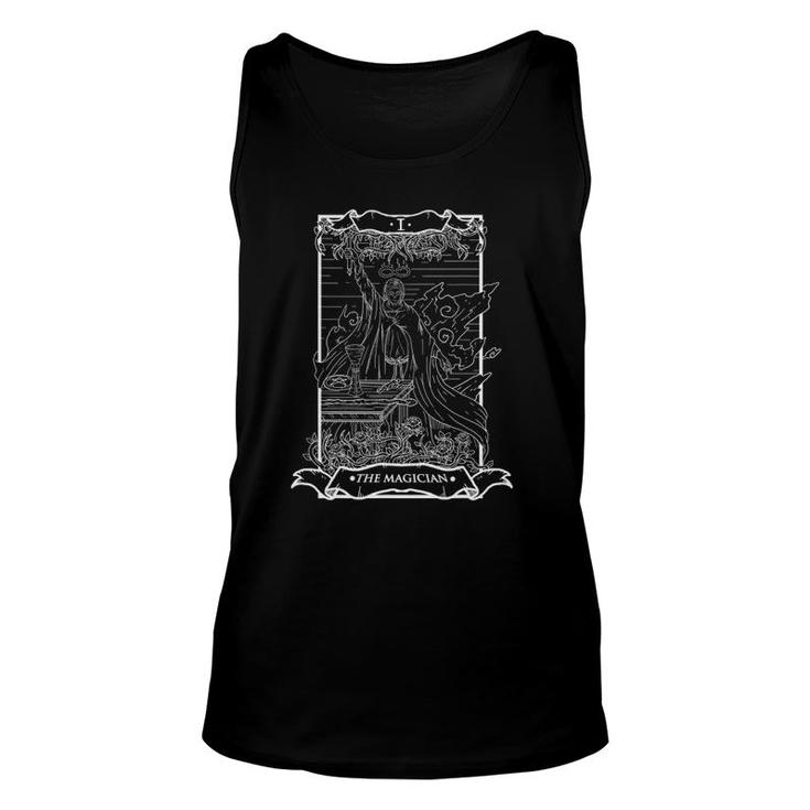 Tarot Card The Magician I Occult Vintage Unisex Tank Top