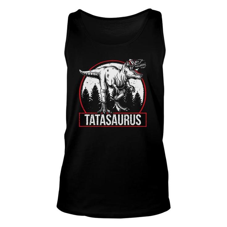 Tatasaurus Dinosaur Tata Saurus Father's Day Unisex Tank Top