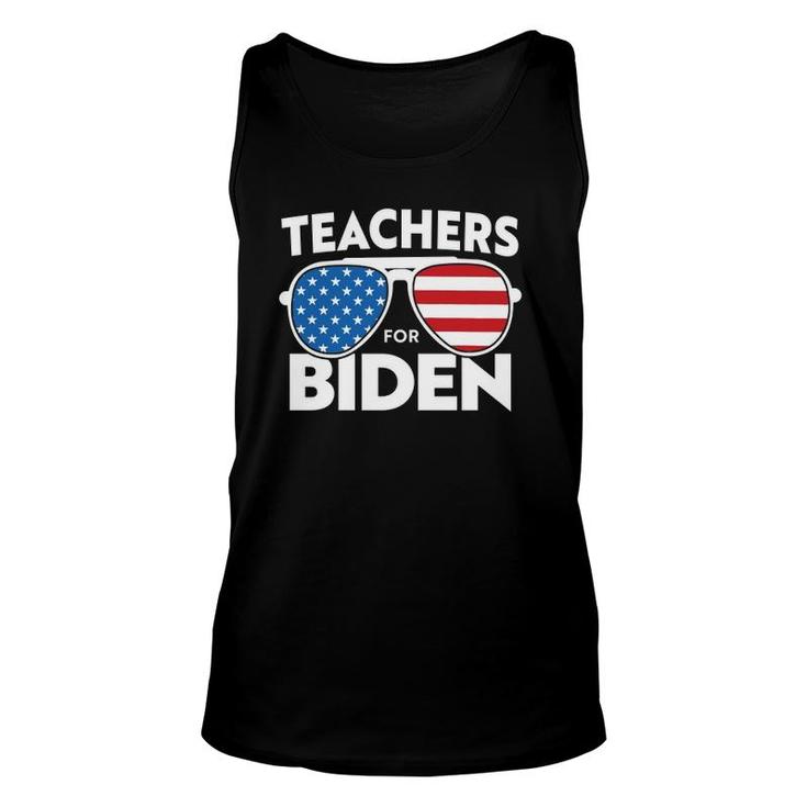 Teachers For Biden - Cool Uncle Joe Aviator Sunglasses  Unisex Tank Top