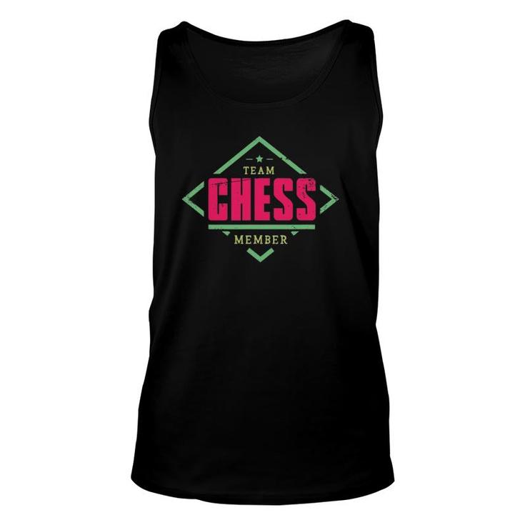 Team Chess Member Checkmate Chess Player Unisex Tank Top
