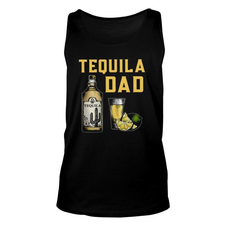 Tequila Dad Mexican Drinker Father's Day Unisex Tank Top