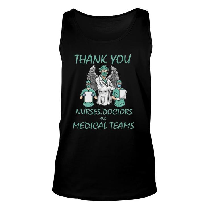 Thank You Nurses Doctors And Medical Teams Unisex Tank Top
