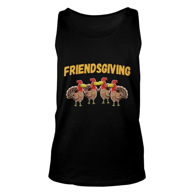 Thanksgiving 2021 Friendsgiving Turkeys Party Group Costume Tank Top