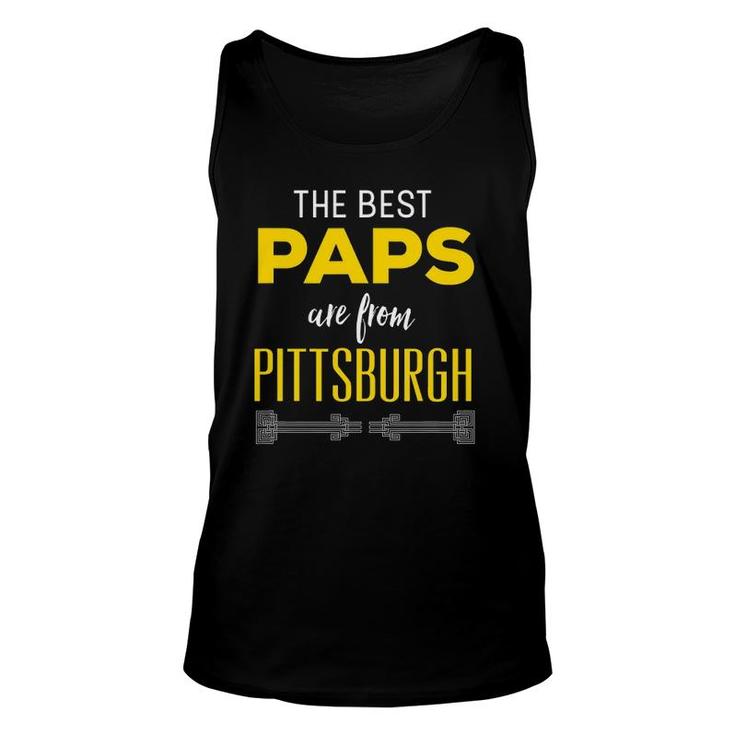 The Best Paps Are From Pittsburgh Grandfather Unisex Tank Top