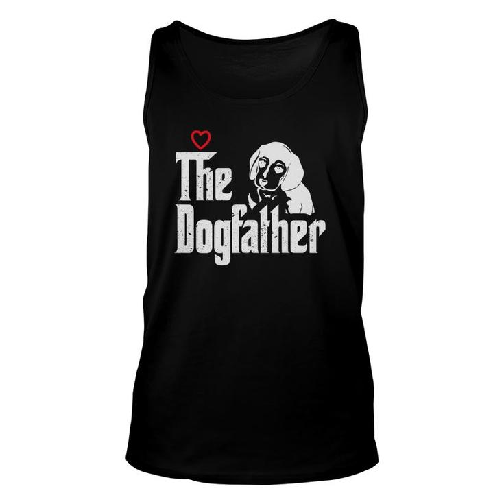 The Dogfather Beagle Dog Dad Father's Day Gift Unisex Tank Top