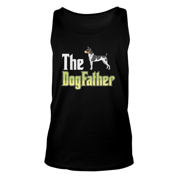 The Dogfather Rat Terrier Funny Dog Owner Father’S Day Unisex Tank Top