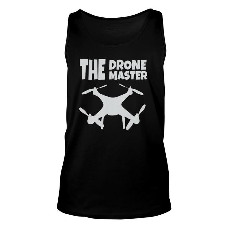 The Drone Mastergift Flying Drones Pilot Dad Son Unisex Tank Top